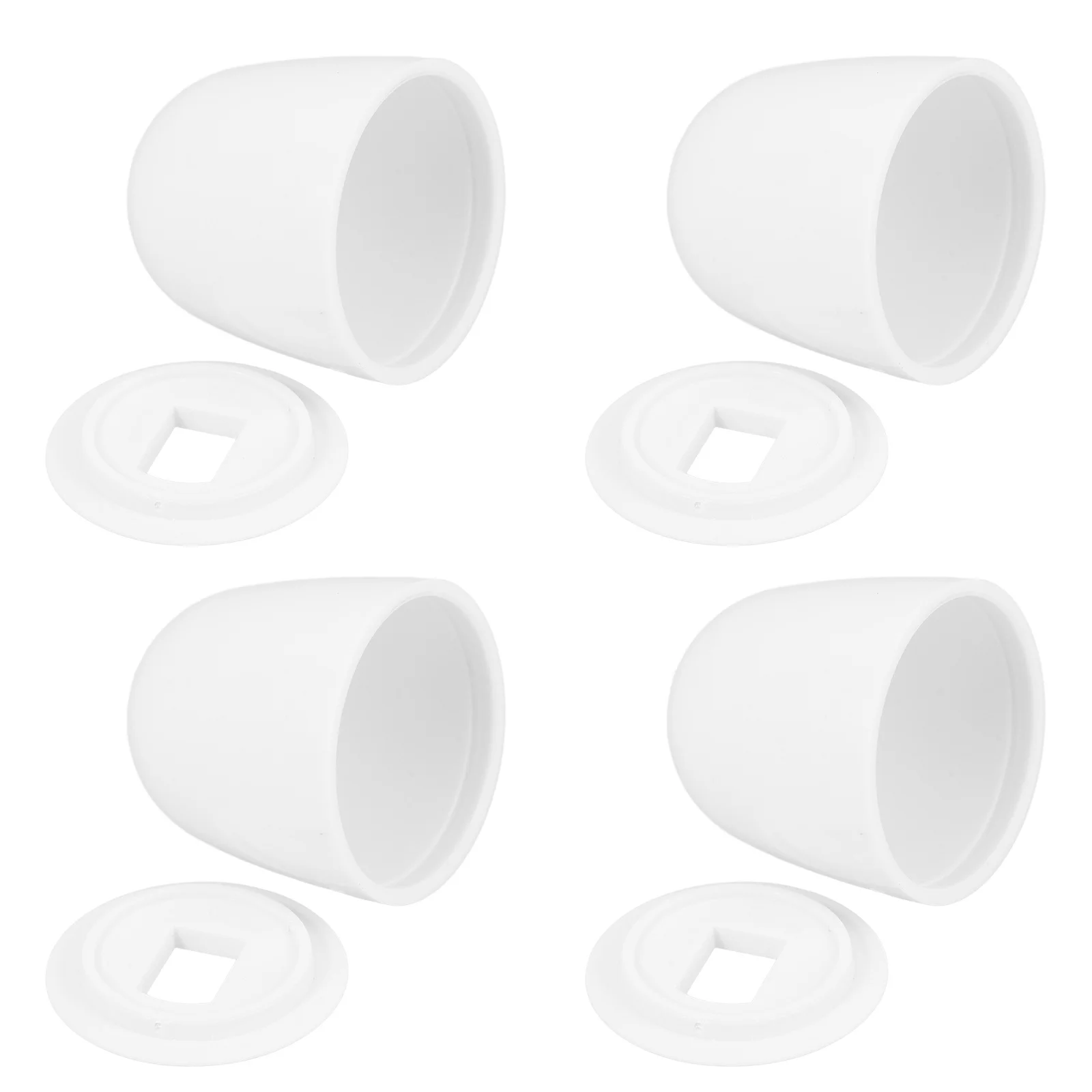 

6Pcs Decorative Toilet Bolt Caps Covers Easy Installation No Tools Bathroom Floor Bolt Covers Toilet Screw Replacement Set