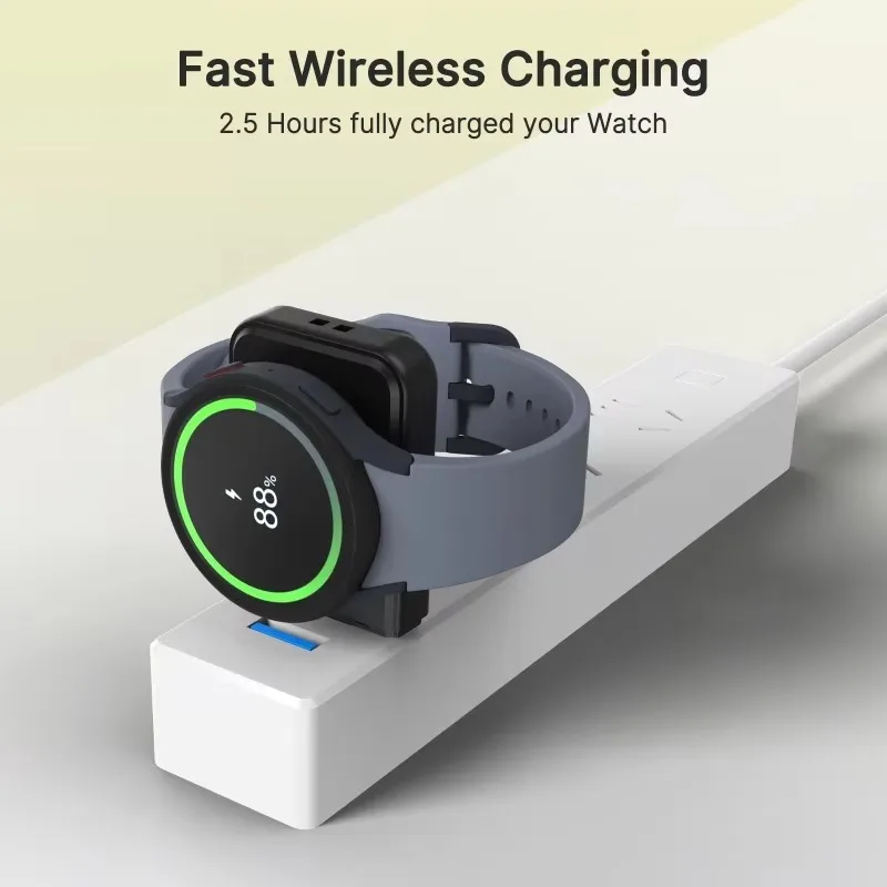 Magnetic Wireless Portable Watch USB Type C Fast Charger for Samsung Galaxy Watch 7/6 Classic 5/4 4 Pro 3/Active Fast Charging