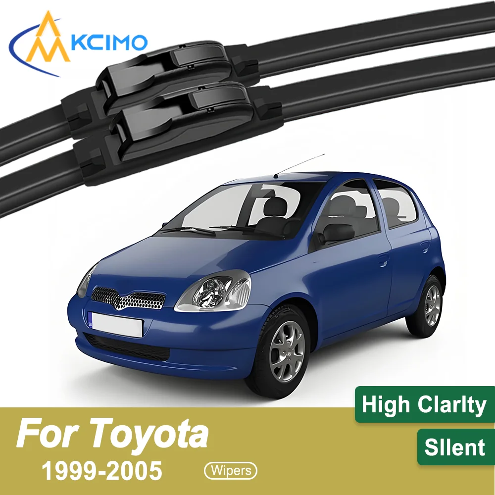 

Crystal Clear Driving 2PCS Windshield Wiper Blades for Toyota Yaris Verso XP20 1999-2005 All-Weather Reliability Durable & Safe