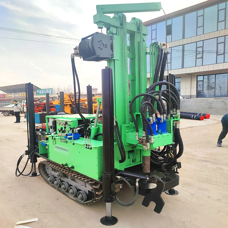 カスタマイズ可能な高性能空気圧式水井戸掘削リグ、掘削深度160～220メートルに最適