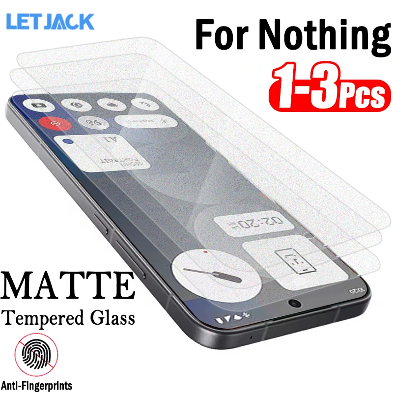 

1-3 шт. Защитное матовое стекло с защитой от отпечатков пальцев для Nothing Phone 3a Pro 3a Lite, защитная пленка для экрана Nothing CMF Phone 1