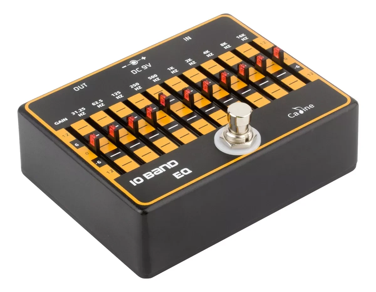 Pedal de efeito Caline 10 Band EQ CP-24 preto