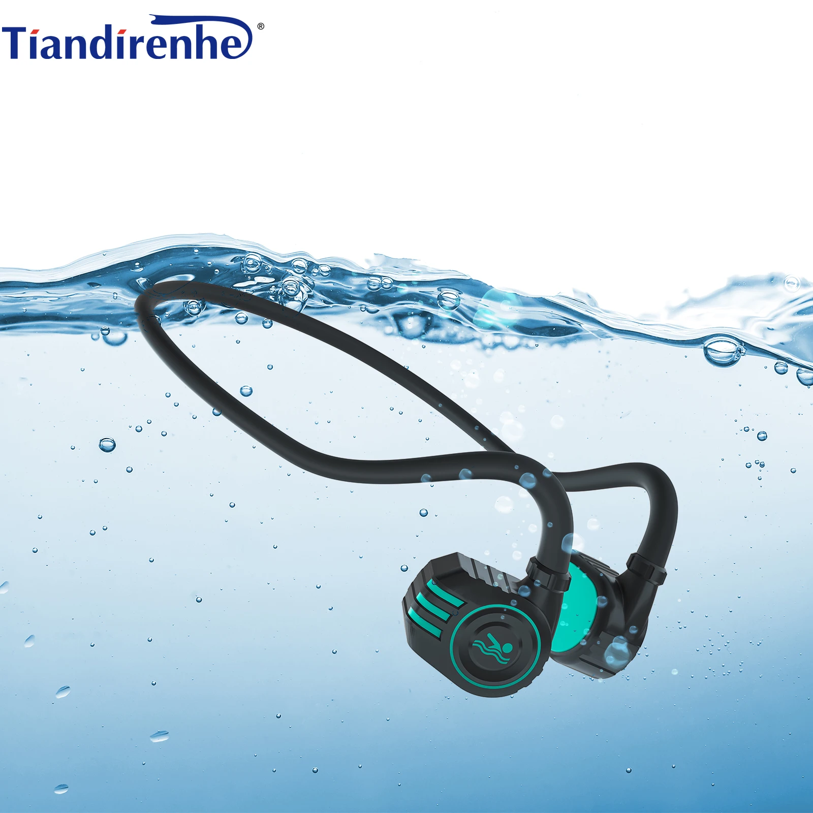 

lPX8 Waterproof - Roelao MP3 Bone Conduction Headset 5.3 Chip Bluetooth Headset Built-in MP3 Audio Playback Function