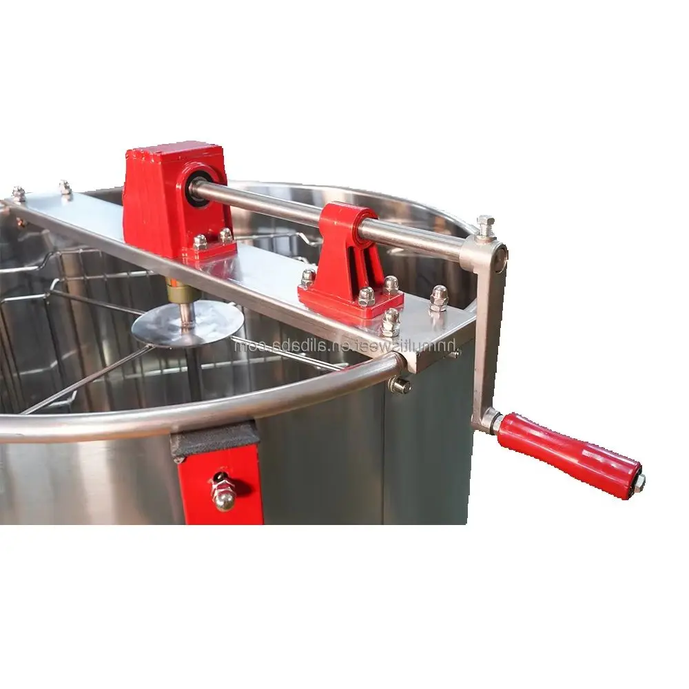 Hand Crank Honey Extractor 4 Frame Dadant Manual Honeycomb Spinner Extractor for Beekeeping
