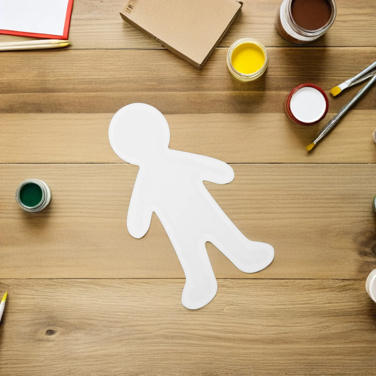 40 قطعة من التماثيل القابلة للطلاء، فتحات من الورق المقوى الفارغة للأطفال الصغار في مرحلة ما قبل المدرسة، أنشطة ربط الأسرة، ديكور الفصول الدراسية #5