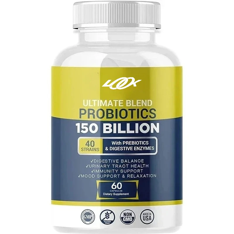 Male And Female Probiotics - Shelf Stable Probiotics Containing Organic Prebiotics - Lactobacillus Acidophilus Probiotics