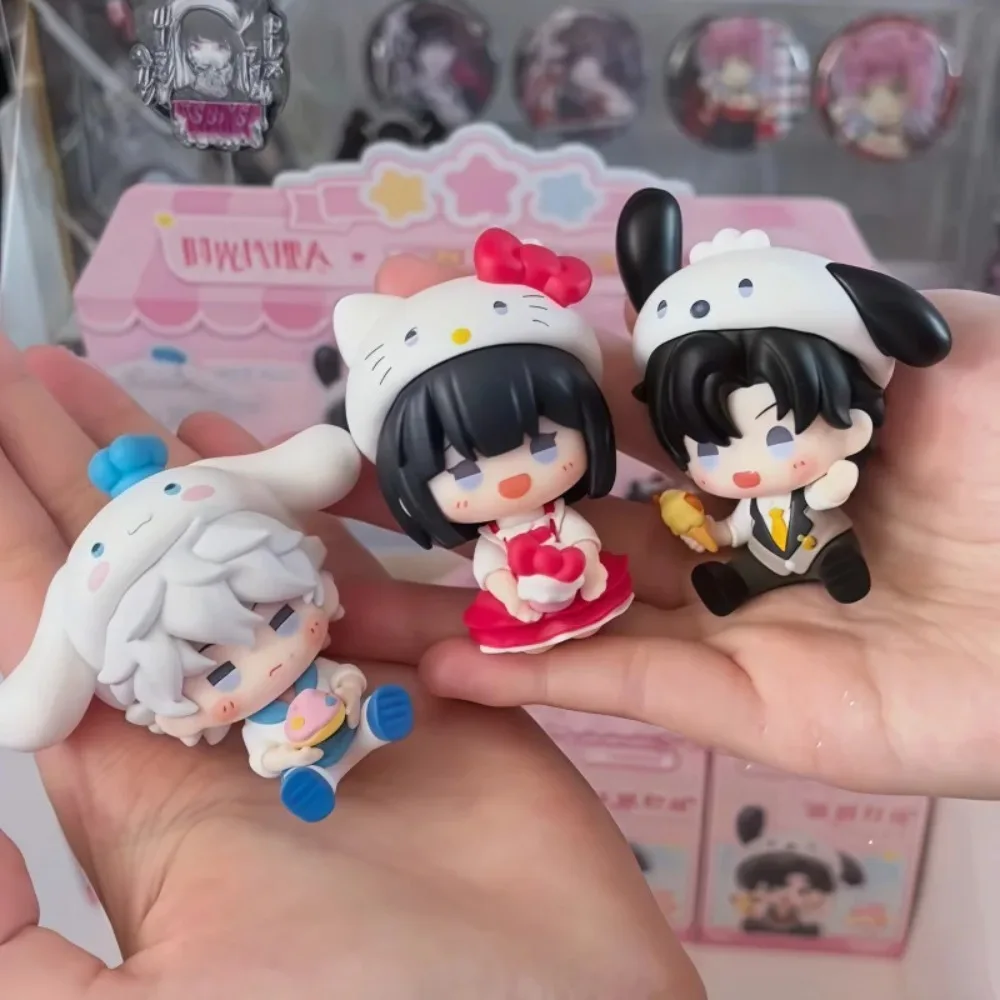 

Sanrio Sweet Moments Series Blind Box Cute Anime Mini Figure Desktop Ornaments Model Toys Surprise Birthday Gift