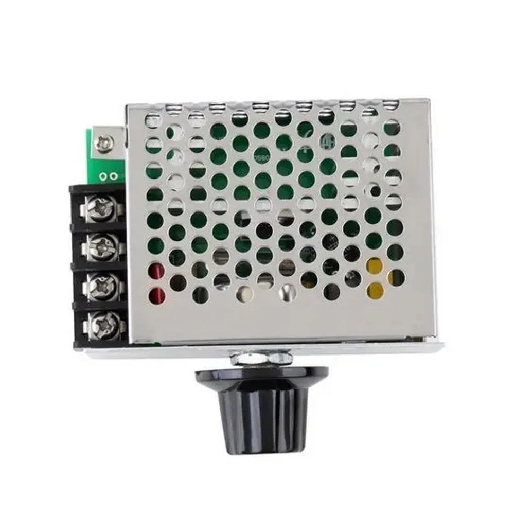 AC 220V 4000W Thyristor Voltage Regulator Speed Temperature Light Volt Dimmer Adjuster Controller Easy & Safe to Use High Power