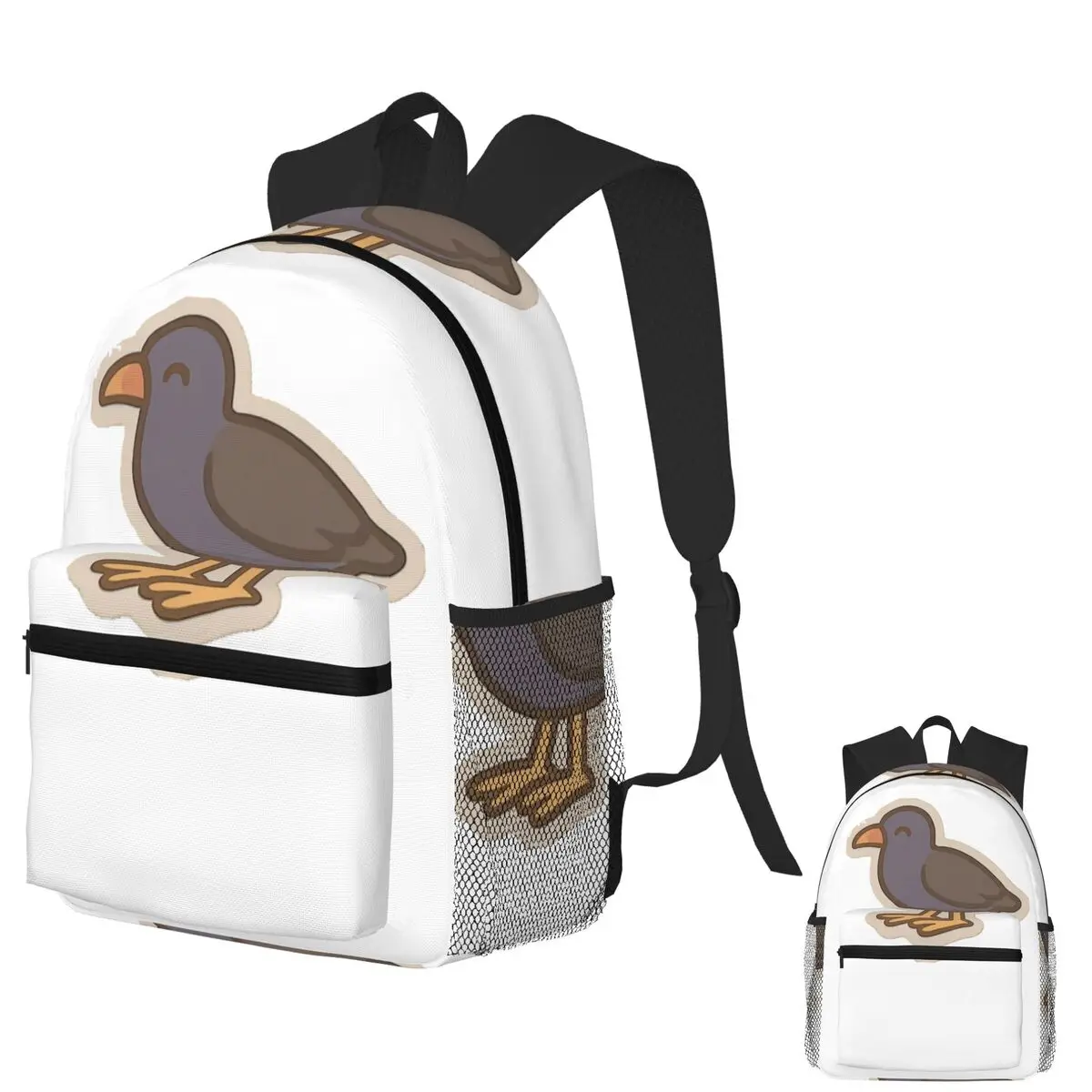 

Playful Blackbird Student Backpack School Bag Hiking Travel Daypack for Boys Girls Fashion Bookbag Shoulder Bags