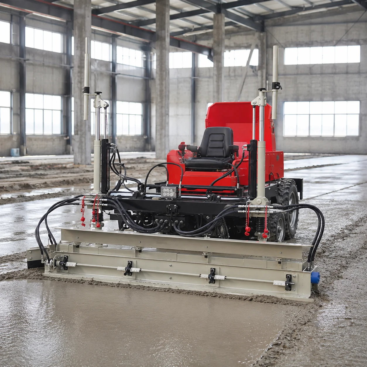 Laser Nivelador Industrial - Máquina de pavimentação vibratória durável para