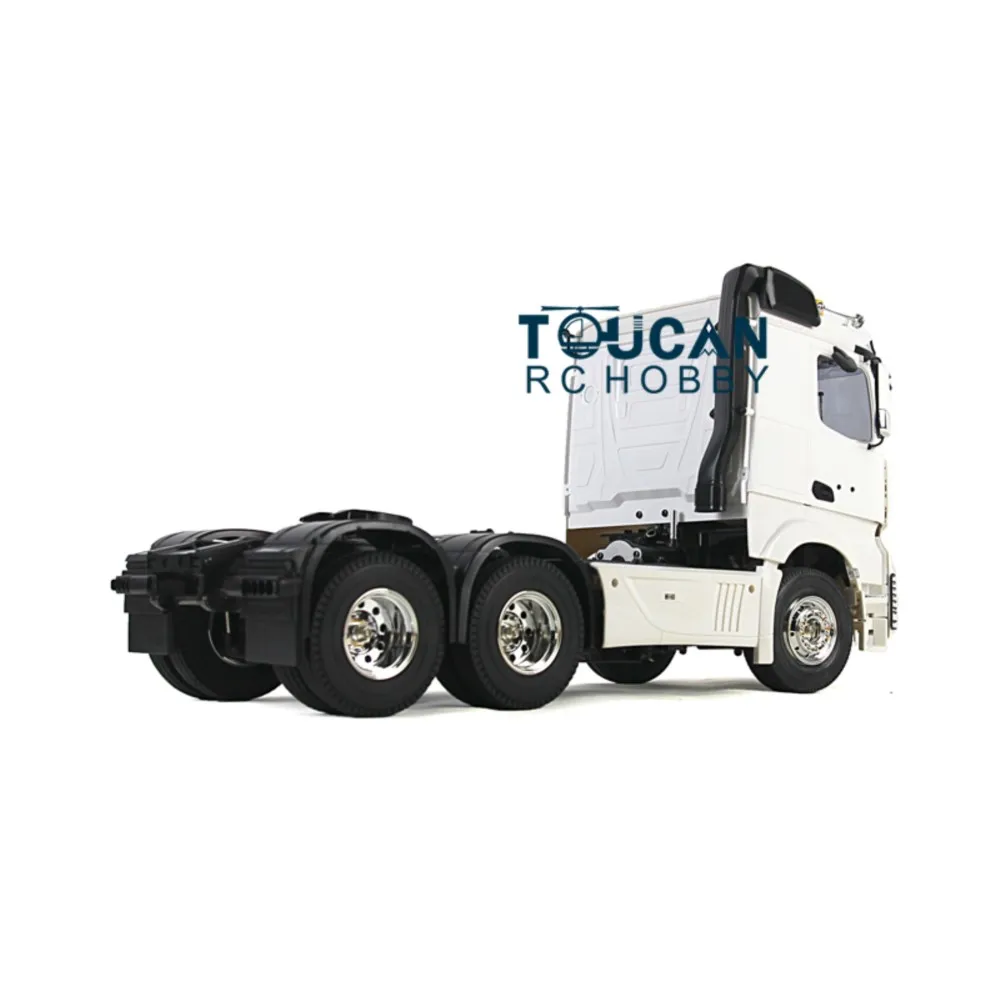 Venta de EE. UU. TOUCAN 1/14 RC 3 ejes bajo camión Tractor remolque KIT DIY modelo de Motor