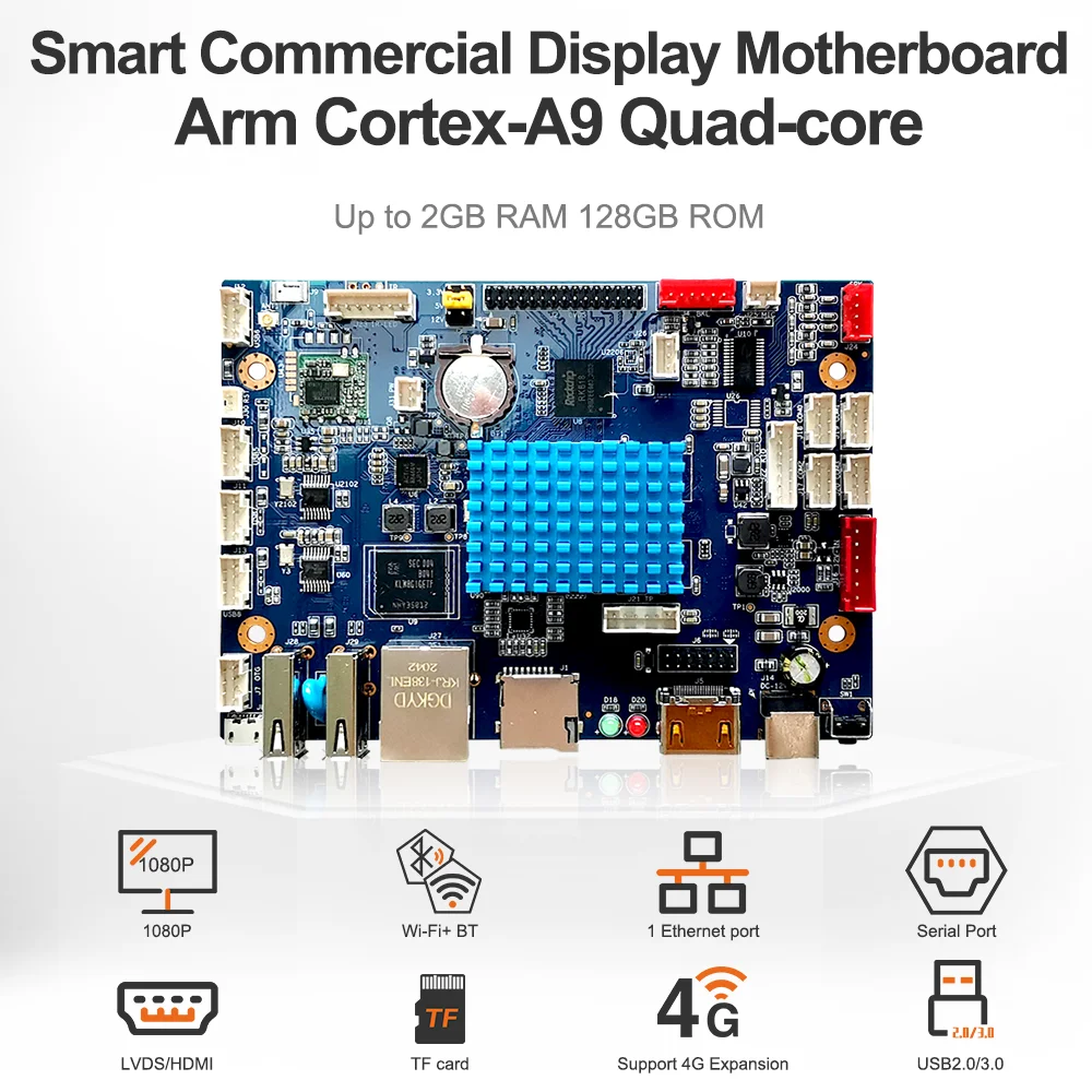 New LIONTRON Motherboard Commercial Display Advertising machine RK3188 Rockchip ARM Processor RS232 RS485 I2C GPIO Android Linux