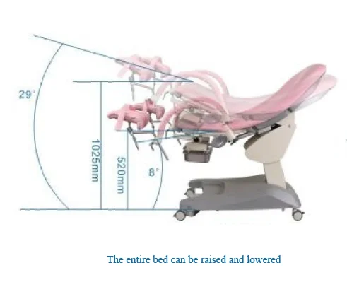 كرسي متعدد الوظائف الأكثر مبيعًا مع طاولة فحص الارتفاع قابلة للتعديل، معدات البيع الساخنة
