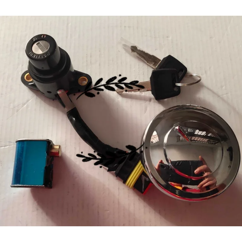 Motorcycle Complete Lock Set Ignition Switch Fuel Cap Steering Lock Spare Parts For Keeway Superlight 200 K‑Light202 QJ200‑2H