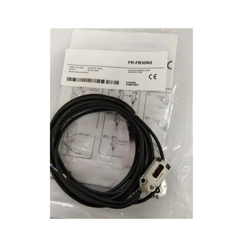 PR-FB30N3 Self-contained Miniature Photoelectric Sensor Flat Reflective (Background suppression) Cable Type 30mm Original New