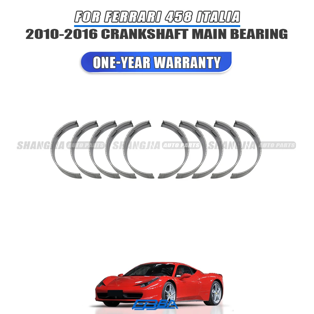 10pcs Crankshaft Main Bearing Set For Ferrari 458 Italia 2010-2016 OE 286832 286836 Engine Main Bearings Repair Kit
