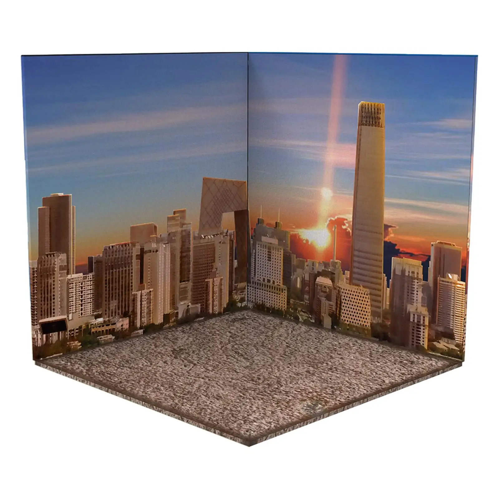 1/12 Backdrop Scene Model Background Layout Collection Diorama Scene Display Photo Board Background Board Scene for Decoration