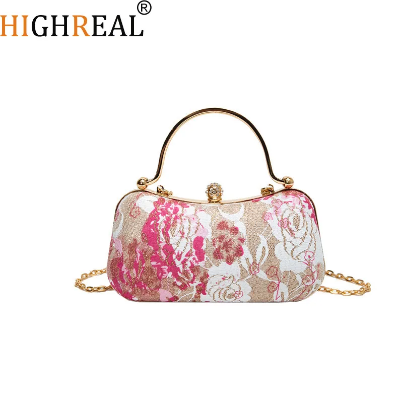 

Fashion Silk Embroidery Bag Chain Shoulder Crossbody Bag Chinese Cheongsam Female Clips Purse Wrist Bag Clutch Bag