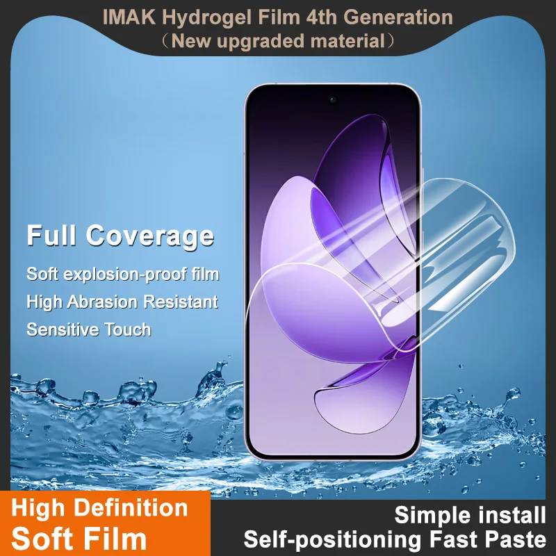 For OPPO Reno13 5G Hydrogel Film IMAK 4th Full Coverage Screen Protector for OPPO Reno 13 5G