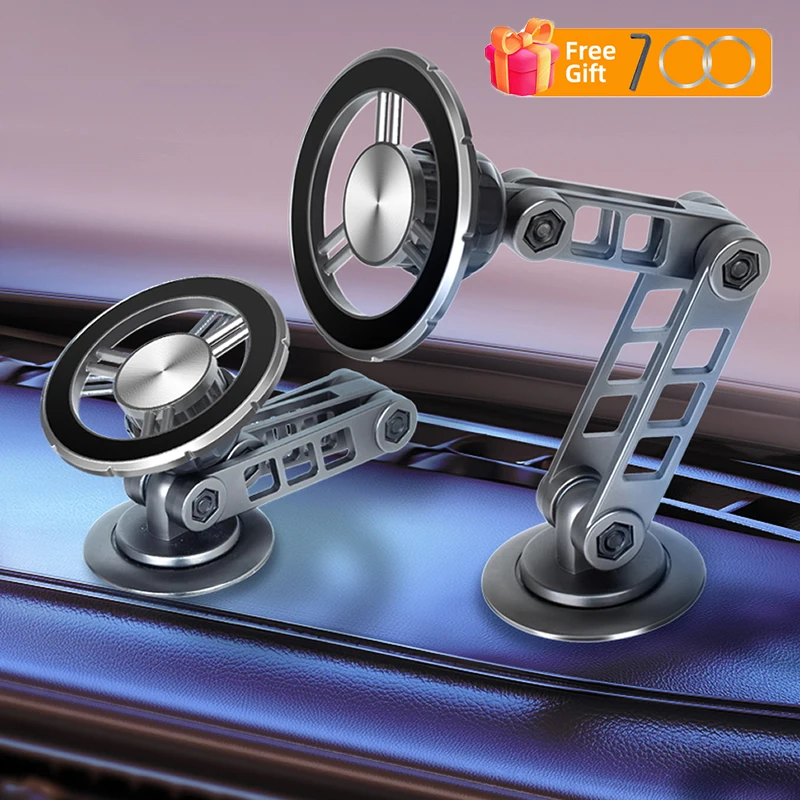 360-Grad-drehbare Auto Magnetische Handy Halter Halterung Auto Dashboard GPS Navigation Smartphone Halterung Ständer Für iPhone
