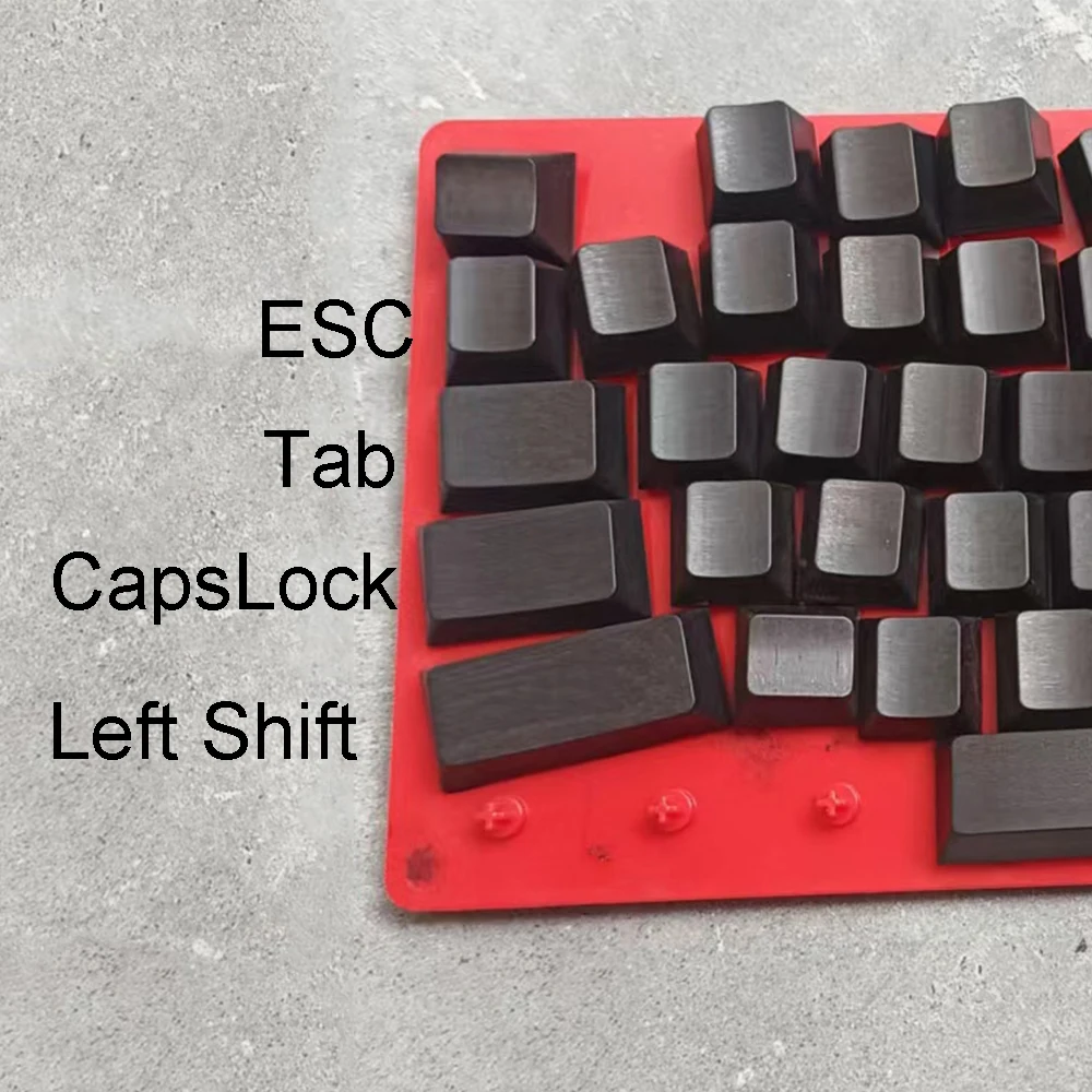 Custom Shift Keycaps MX Switch Mechanical Keyboard Gaming Keycap Solid Wood Cap Cherry Profile 1.75U 2.25U Right Left Shift Cap