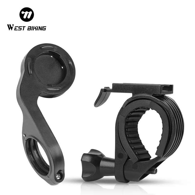 WEST BIKING Bicycle Computer Mount Holder Bracket Stand Bicycle Light Bracket Adaptor Computer Stopwatch Bicycle Accessories