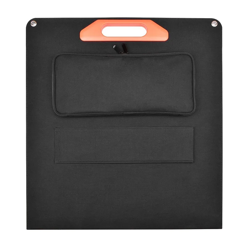 Cargador de panel solar plegable ETFE de 100W, 5V, 18V, cargador solar portátil de alta visibilidad para exteriores para central eléctrica móvil