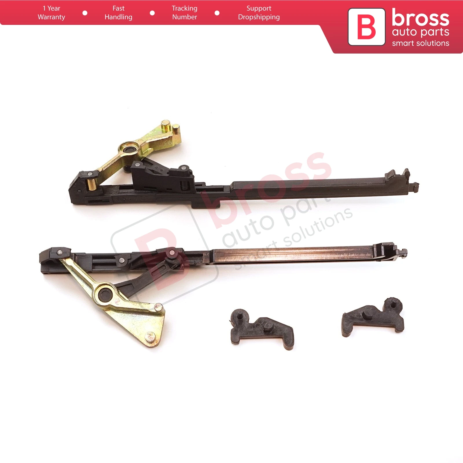 

BSR645 Sunroof Guide Rail Arm Stroke Angle Repair Set EHD100140 150 for Range Rover P38 Freelander L314 Cherokee WJ WG KL Volvo