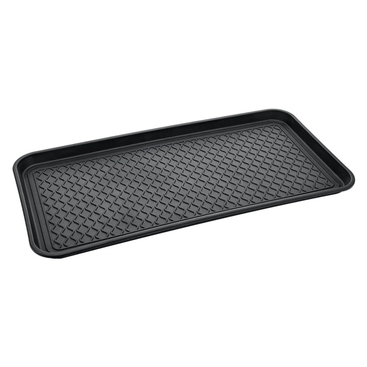 Popular Shoe Drip Tray with High Rim (76.2 X 38 X 3.1 cm) Shoe Rack, Waterproof Shoe Tray,Shoe Mat for Outdoor, Garden Black