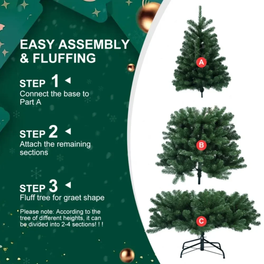 This product uses memory line technology to make your Christmas tree fluffy in a second! Make the trees fluffy and real