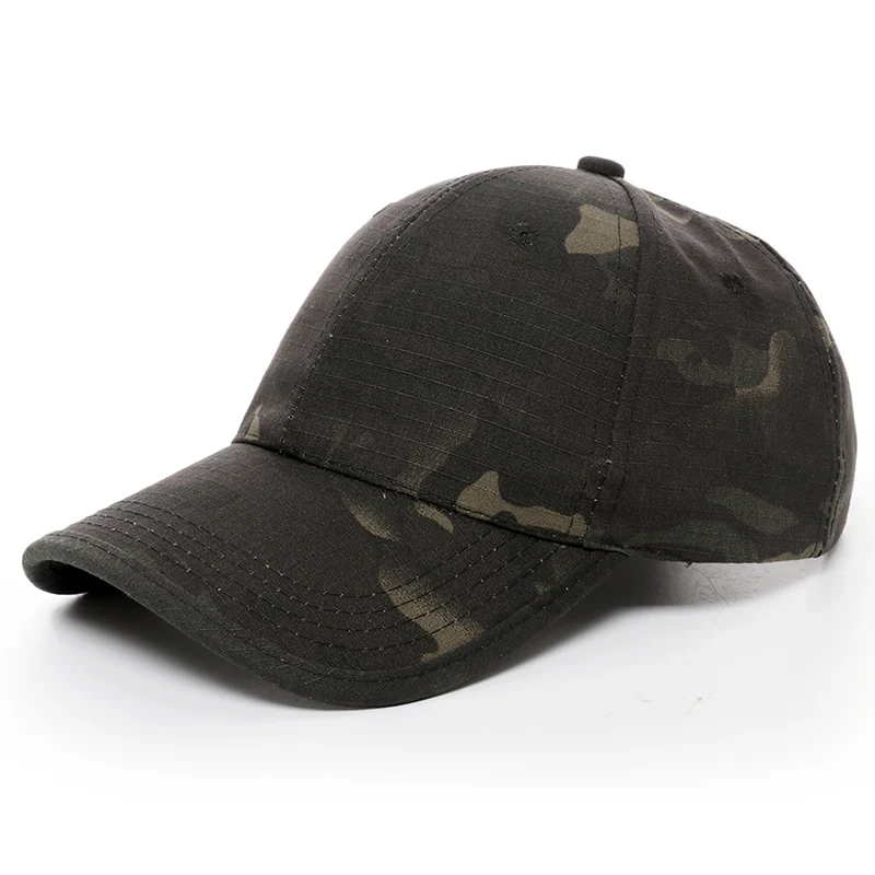 Snapback Adjustable  Unisex  Tactical  Army Camouflage Baseball Caps Sports Outdoor Sunscreen Quick-Drying  Hats For Women Men