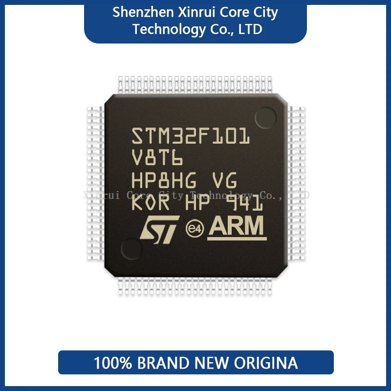 Latest IC STM32F101V8T6 MCU Programmable Microcontroller LQFP100 module Chips Original Genuine Spot Single-chip