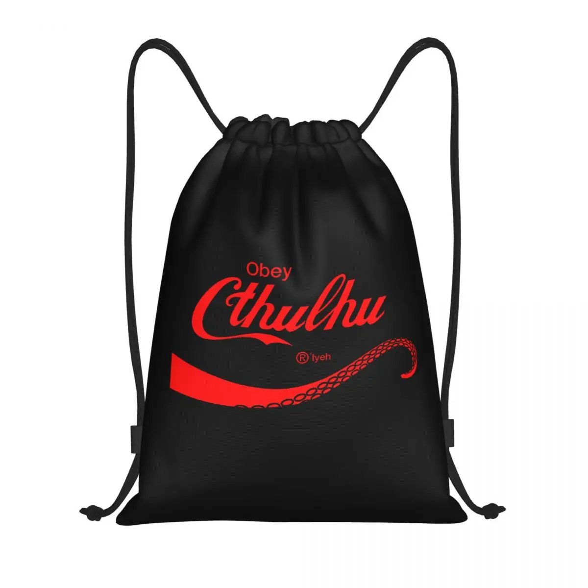 Modemerk Call Van Cthulhu Trekkoord Rugzak Vrouwen Heren Sport Gym Sackpack Draagbare Lovecraft Boodschappentas Zak