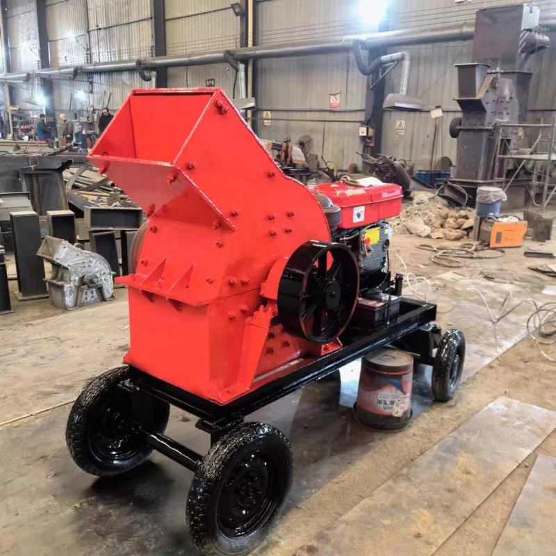 Hammerbrecher, Kieselstein, Erz, Felsenbrecher, Fliesen, Beton, Blockbau, Abfall, Sand, Herstellungsmaschine