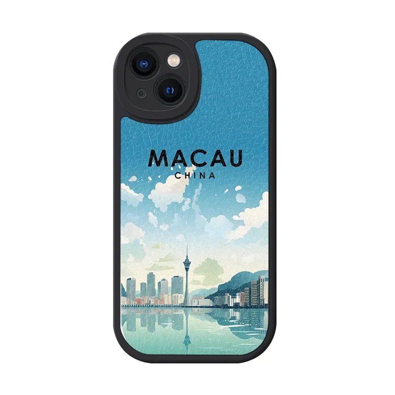 Beautiful tourist scenic city Beijing Tokyo For iPhone Case 16 15 14 13 12 11 Pro XR XS Max 7 8 Plus Phone Shockproof Y2K Cover