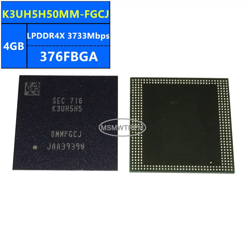 K3UH2H20CM-FGCJ K3UH5H50MM-FGCJ LPDDR4X 4GB 3733Mbps 376FBGA 32Gb شريحة الذاكرة IC الدوائر المتكاملة العلامة التجارية الجديدة الأصلية في المخزون
