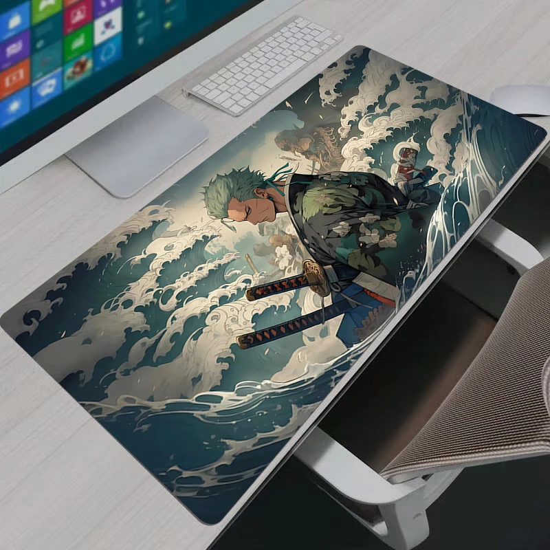 

One Piece Zoro Mouse Pad Notbook Gaming Large Keyboard NonSlip Rubber Computer Carpet Desk Mat PC Gamer Xxl MousePad Youth Gifts