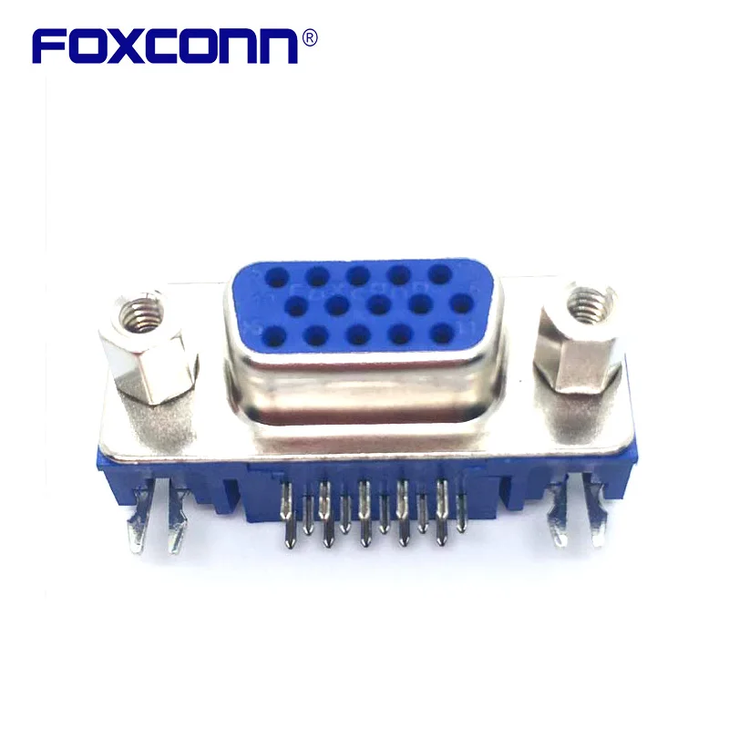 Foxconn DZ11AA1-25A1-4F vga 15pin dr soquete fêmea com parafusos