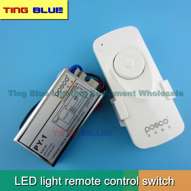 

Smart remote cont 1st Road LED Light Remote Control Switch Living Room Bedroom Chandelier Ceiling Light Controller PY-1 200-250V