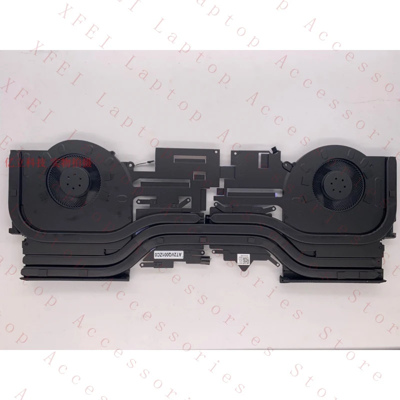 D  For Dell Alienware M17 R3 073TYJ RTX Heatsink w/Cooling Fan