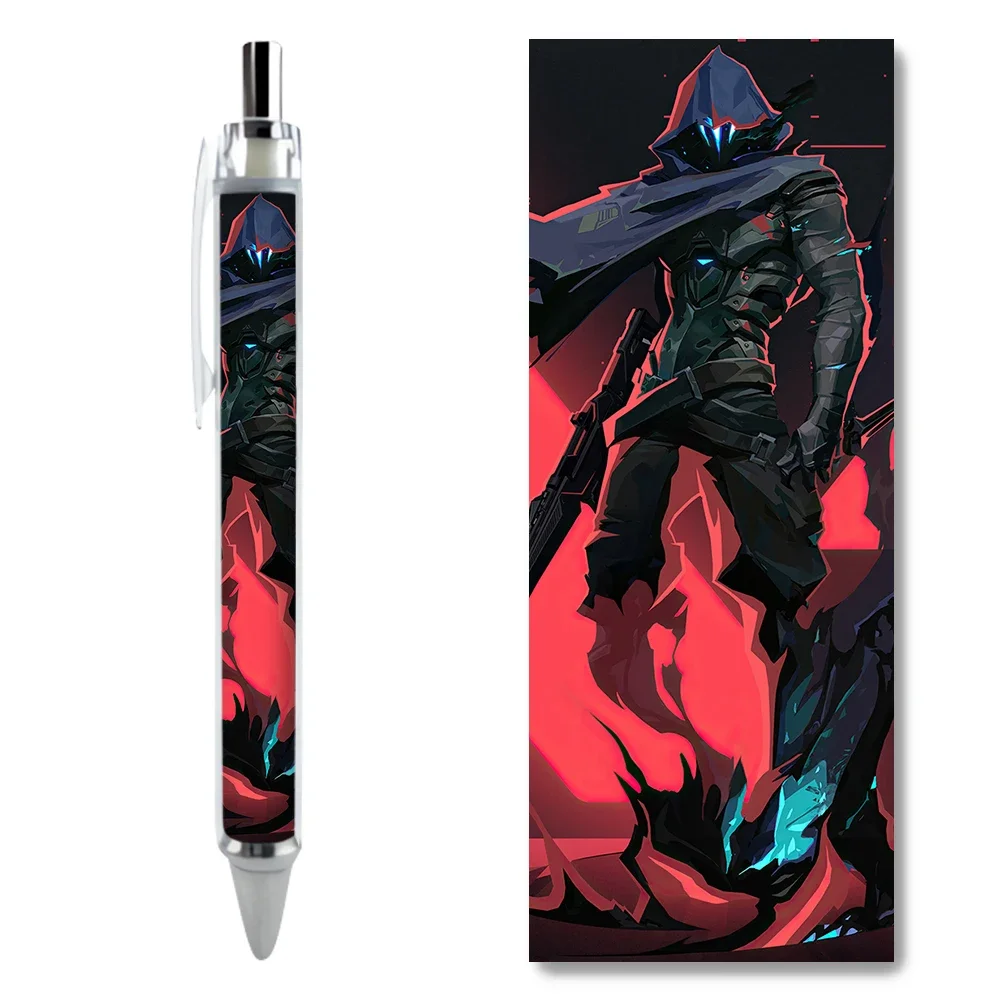 2/4PCS Omen Robust Black Cape Gel Pens Exclusive Design School Supplies Functional High Selling Accessories Limited Edition