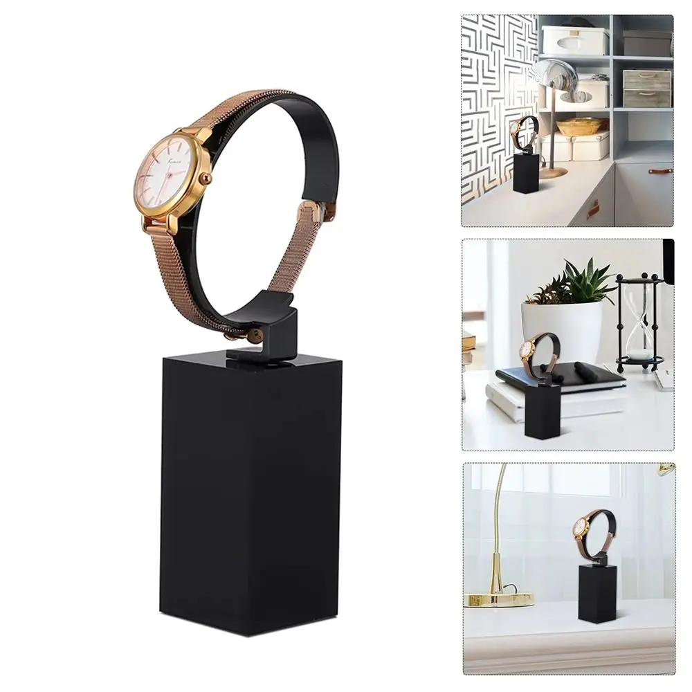 

4/6/8cm New Acrylic Watch Display Holder Lightweight Upscale Watch Stand C-Shaped Watch Organizer