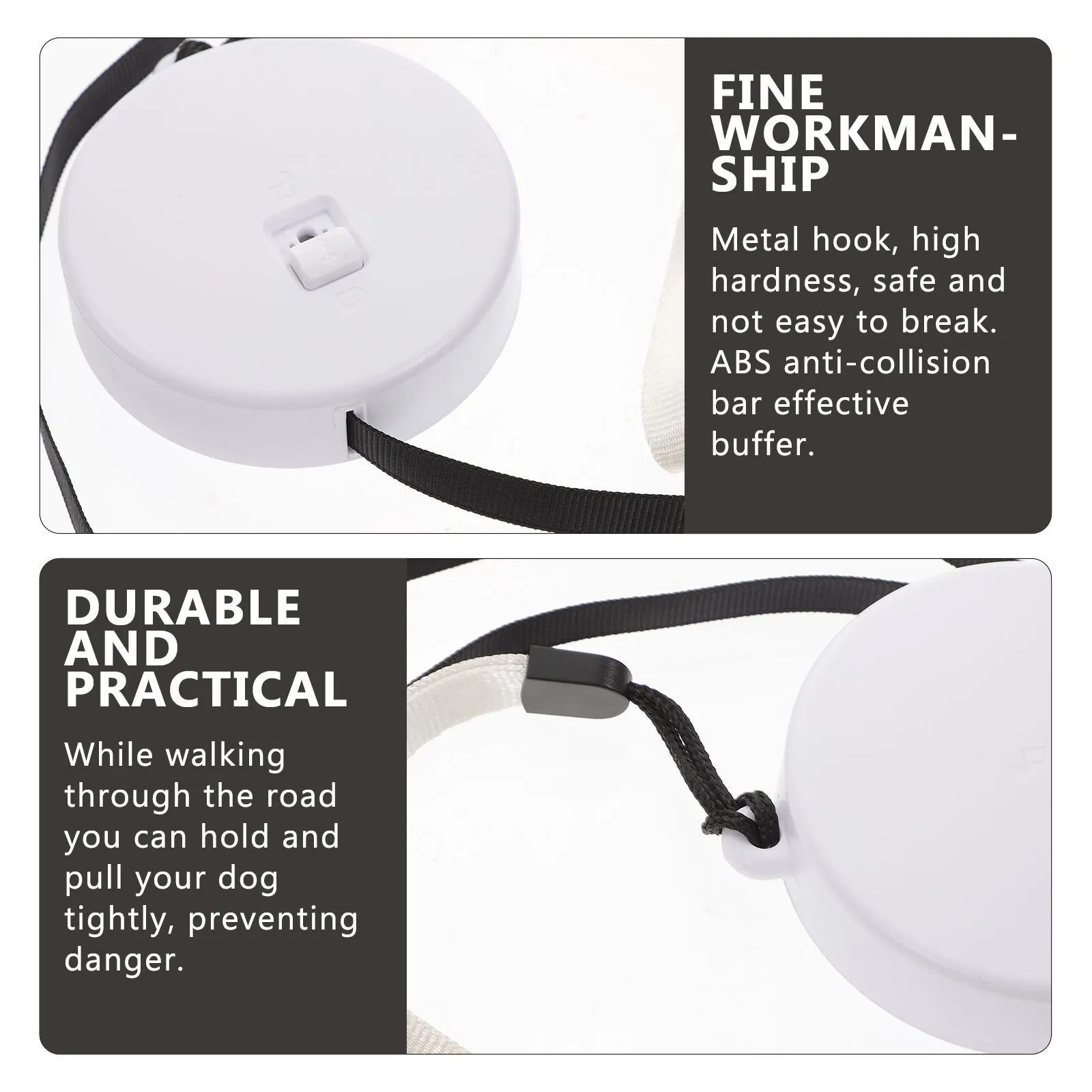 

Comfortable Retractable Dog Leash for Small Medium Dogs Wear-Resistant Hand Control Lanyard Design Outdoor Pet Walking Rope