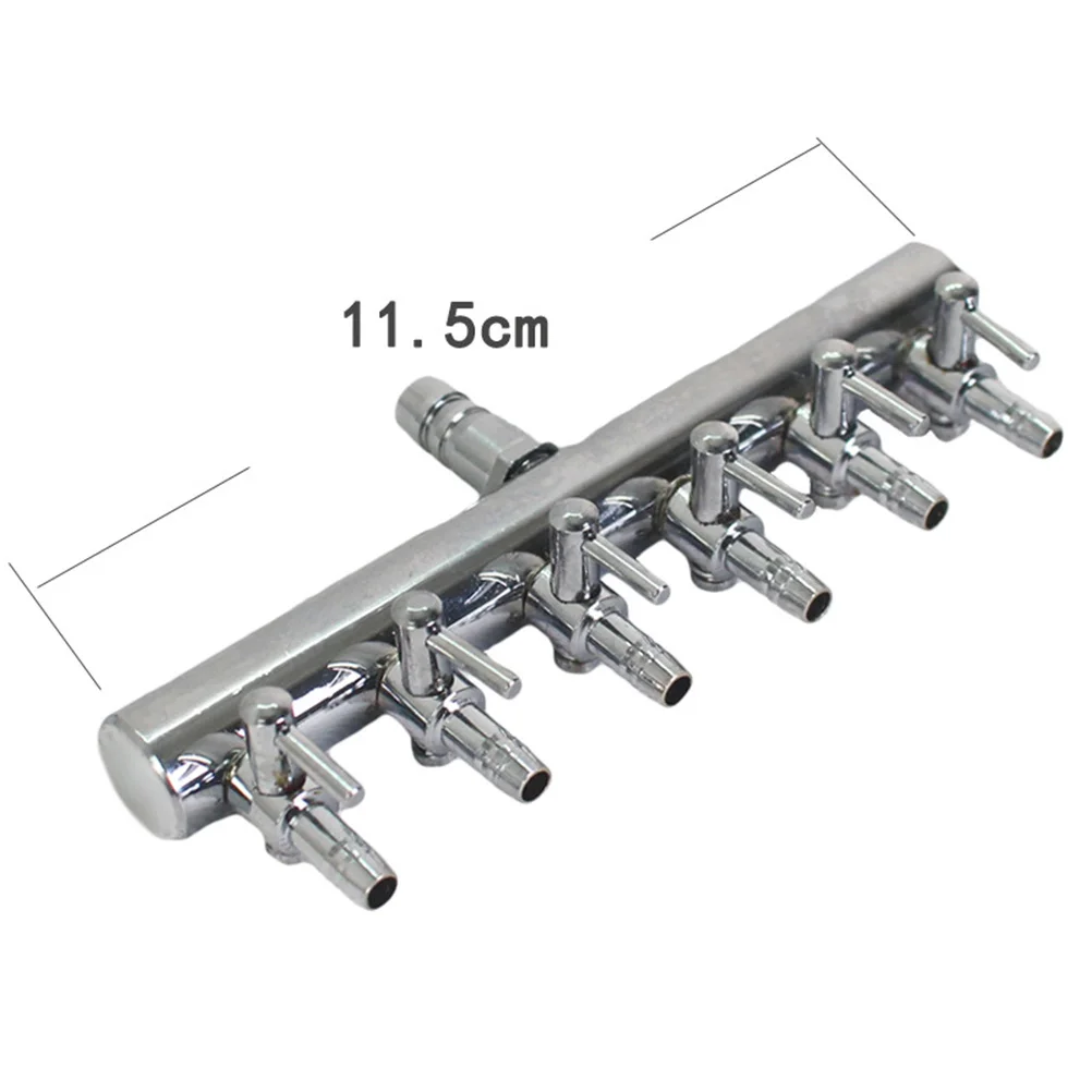 حوض السمك صمام الهواء موصلات زاوية مستقيمة الفولاذ المقاوم للصدأ لإصلاح خرطوم خزان الأسماك وموصل التمديد #5