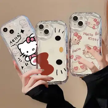 산리오 헬로 키티 클리어 크림 웨이브 엣지 케이스 커버, OPPO Reno 11 5G 11F 8 11 12 Pro 8T A58 A78 A79 A98 Reno 7 4G 5 6 Lite 4 Best5 산리오 헬로 키티 클리어 크림 웨이브 엣지 케이스 커버, OPPO Reno 11 5G 11F 8 11 12 Pro 8T A58 A78 A79 A98 Reno 7 4G 5 6 Lite 4 Best5
