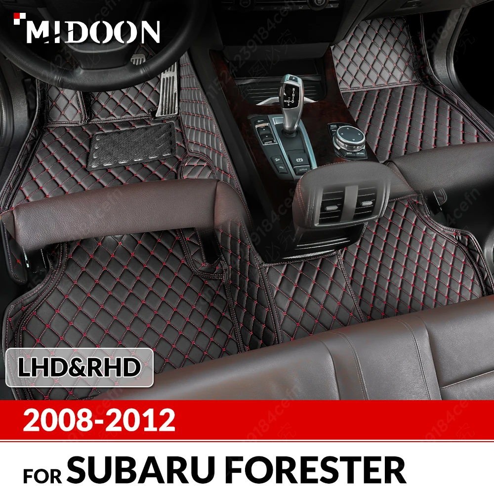 

Автомобильные коврики для Subaru Forester 2008 2009 2010 2011 2012, изготовленные на заказ автомобильные подушечки для ног, автомобильный ковер, аксессуары для интерьера