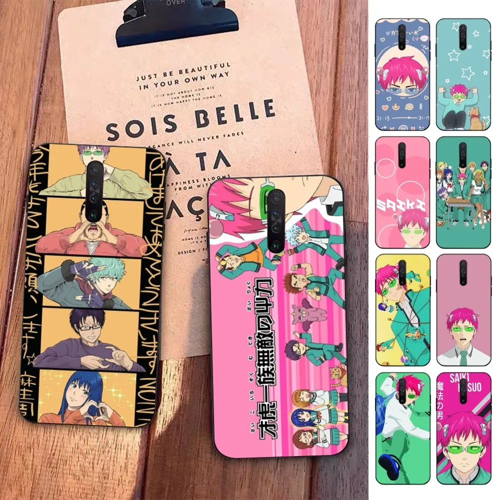 

Anime Saiki Phone Case For Redmi 5 6 7 8 9 10 plus pro 6 7 8 9 A GO K20 K30 K40 pro plus F3 Fundas