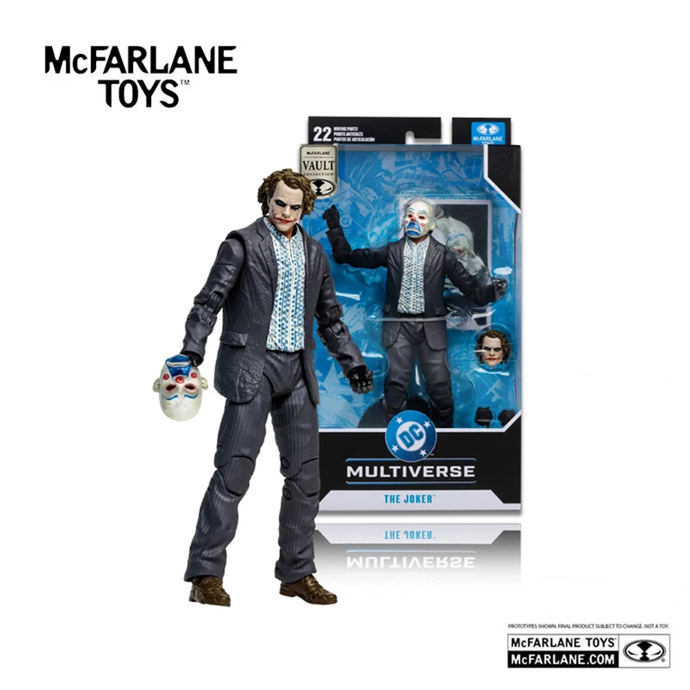 Mcfarlane Toys DC Multiverse The Joker The Dark Knight Figura de acción de 7 pulgadas Mcfarlane Vault Model Doll Garage Kit