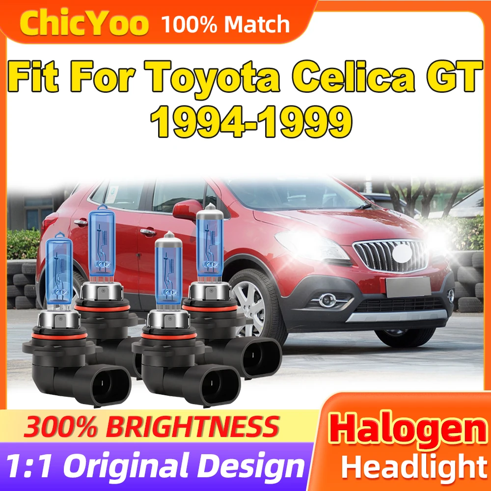 

Fit For Toyota Celica GT 1994 1995 1996 1997 1998 1999 24000LM Halogen Lights 200W Car Headlight Bulbs 6500K 12V Halogen Lamps