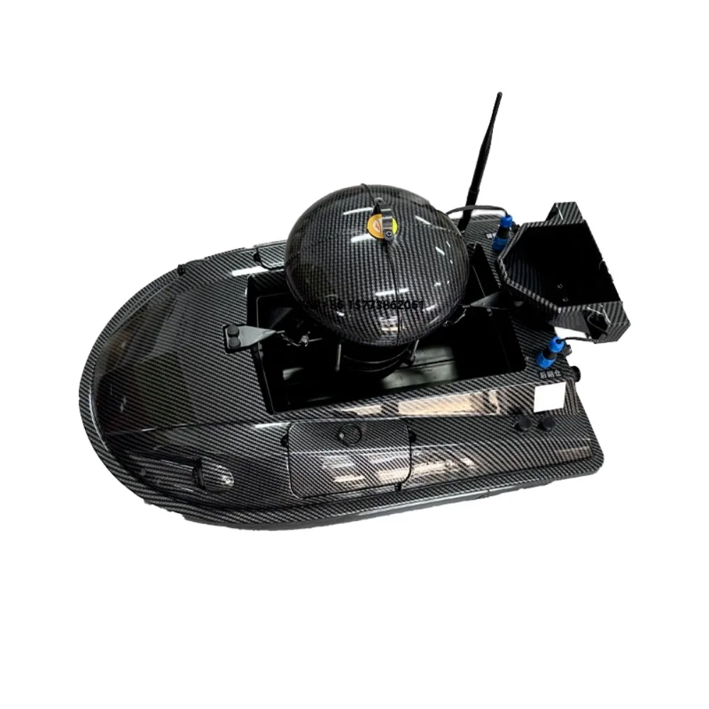 

Большая радиоуправляемая лодка для прикормки с функцией определения местоположения для ловли карпа, совместимая с эхолотами OEM, из пластика